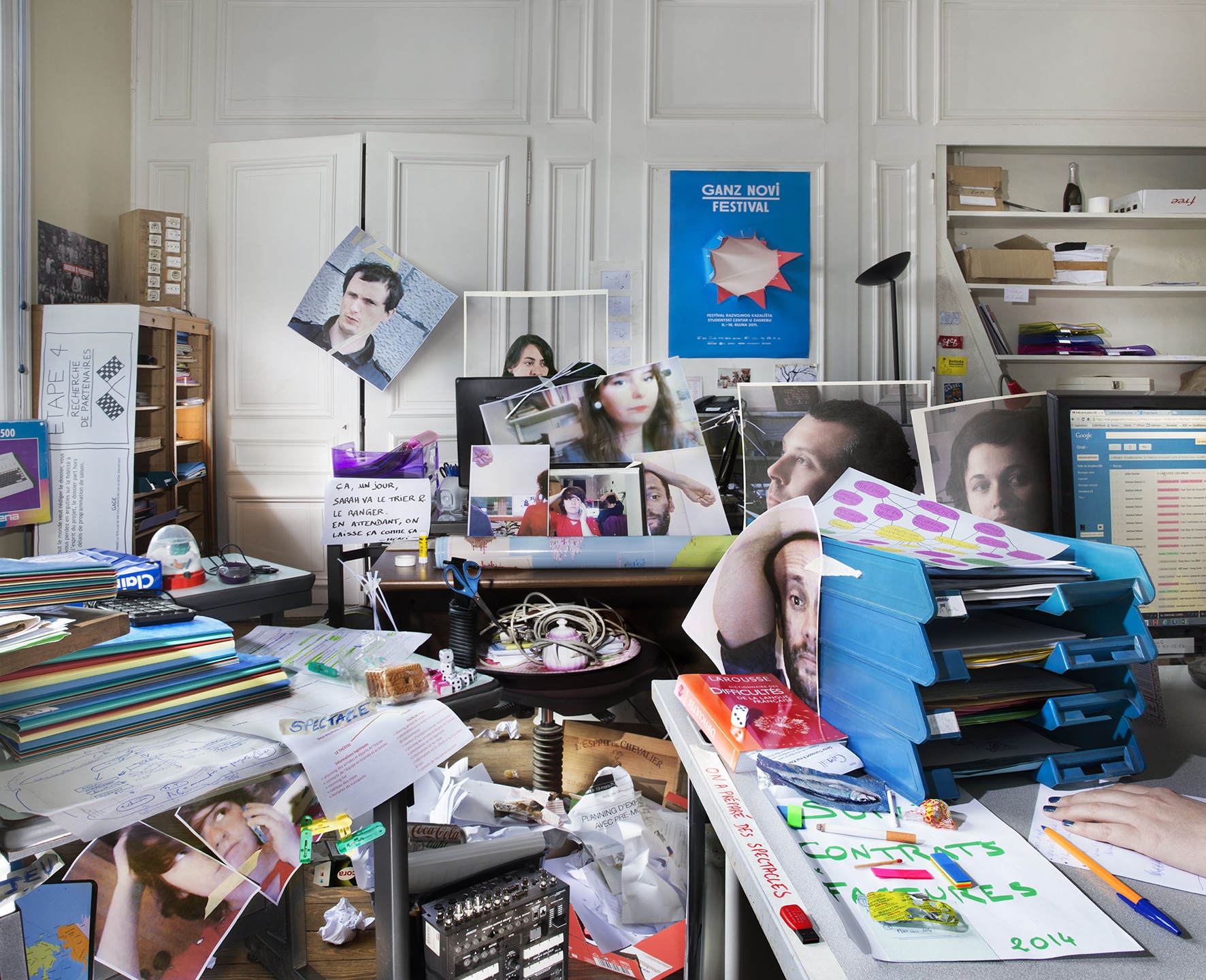 Chantier # 1 | Scènes du néomanagement | Bureaux de l'Amicale de production © Aurore Valade