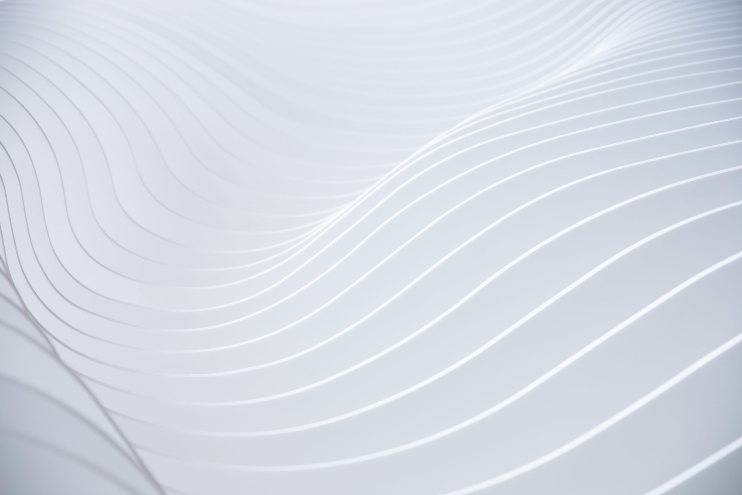 ligne ondulée blanche sur fond blanc